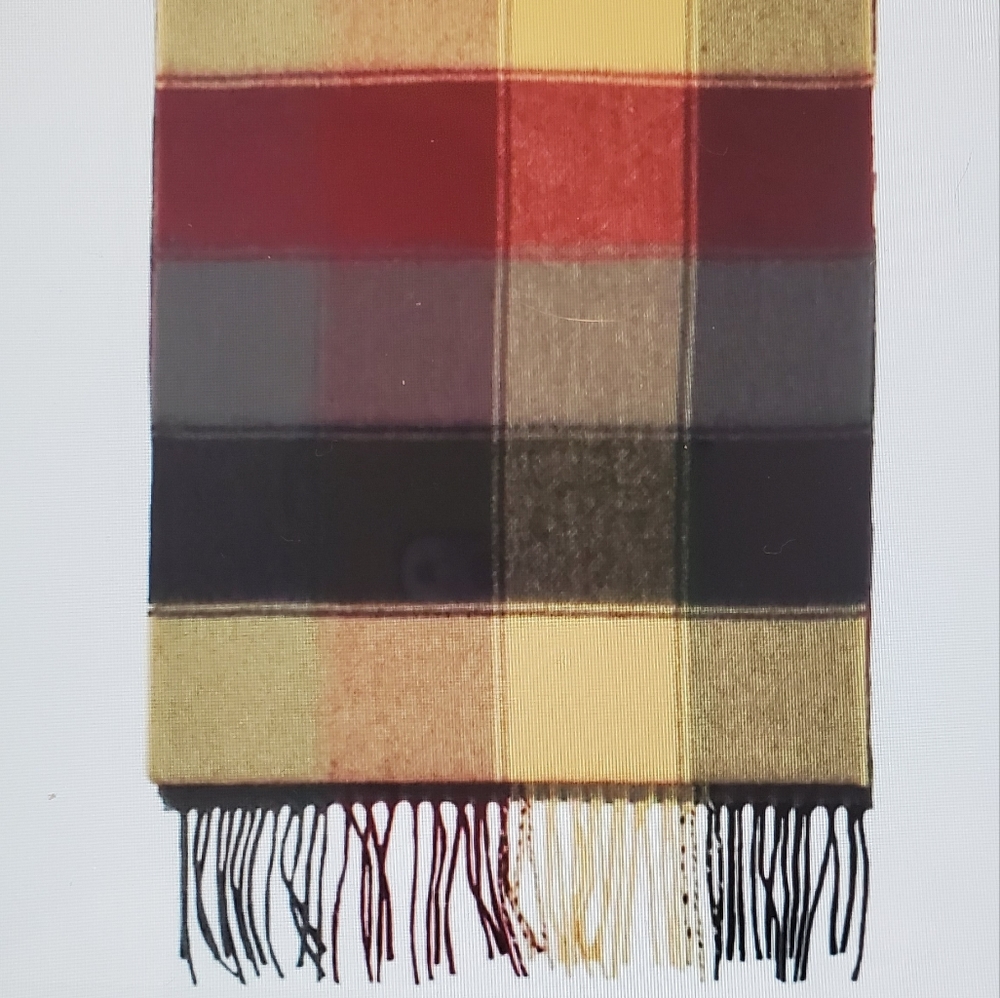 DIVAS LIMITED Multicolor Plaid Scarf